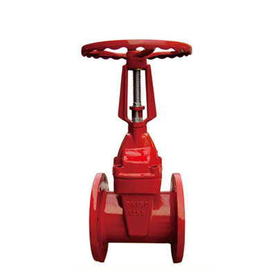  Rising stem flange connected elastic seat sealing gate valve 