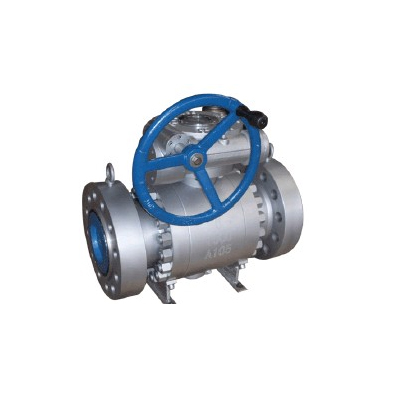  Forged steel fixed worm gear ball valve 