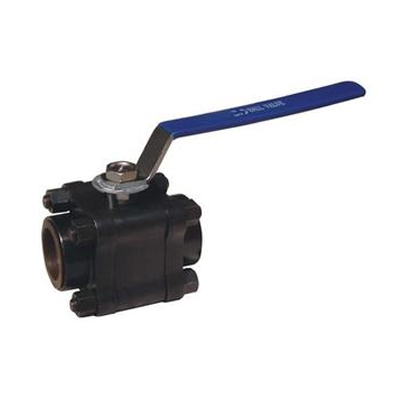  Three piece forged steel ball valve 