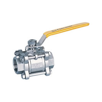  Three piece ball valve 