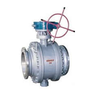  Worm wheel fixed flange ball valve 