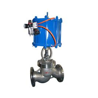  Pneumatic flange globe valve 