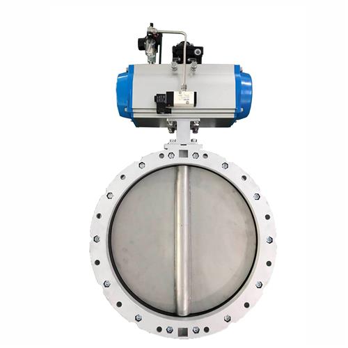  Pneumatic powder butterfly valve 