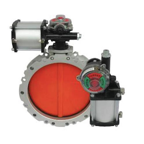  Pneumatic powder butterfly valve 