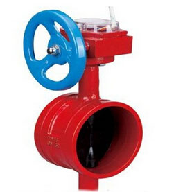  Groove signal butterfly valve (turbine) 