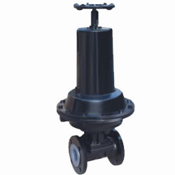  Normally closed pneumatic fluorine lined diaphragm valve 