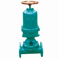  Normally closed pneumatic rubber lined diaphragm valve 