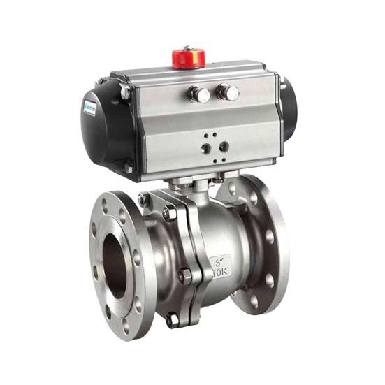  Flange pneumatic ball valve 